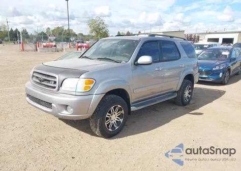 2002 Toyota Sequoia Limited V8 из США, поврежденный, VIN 5TDBT48A72S113089